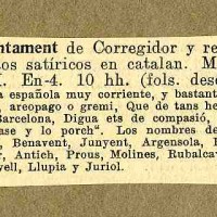 Corregidor Barcelona